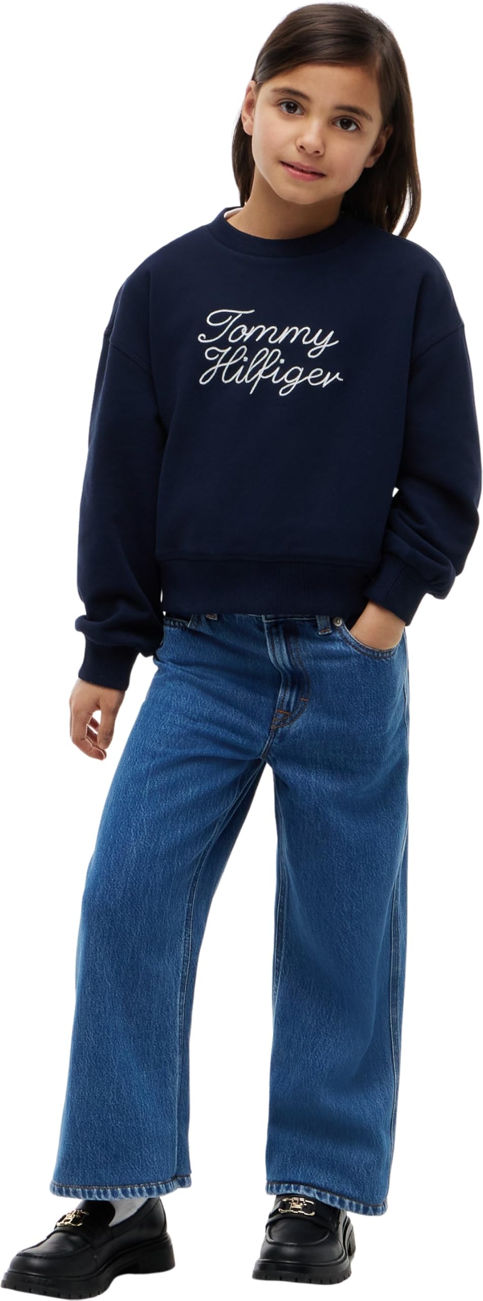 Tommy Hilfiger Tommy Hilfiger Crew Neck Kg0kg09439 Altre Felpe Bambine e Ragazze