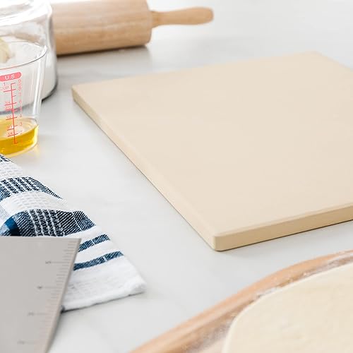 Miniatura 8 de Chef Pomodoro Piedra de pizza para parrilla y horno piedra rectangular natural para hornear para hornos y parrillas piedra cuadrada para pizza y pan