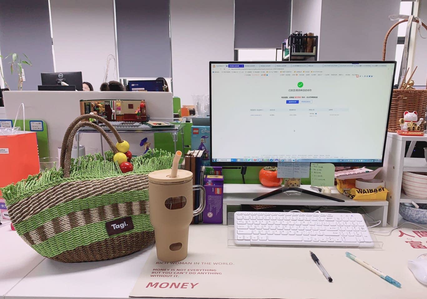 Laviva Bonny 32oz Reusable Glass Tumbler Straws And Bamboo Lid