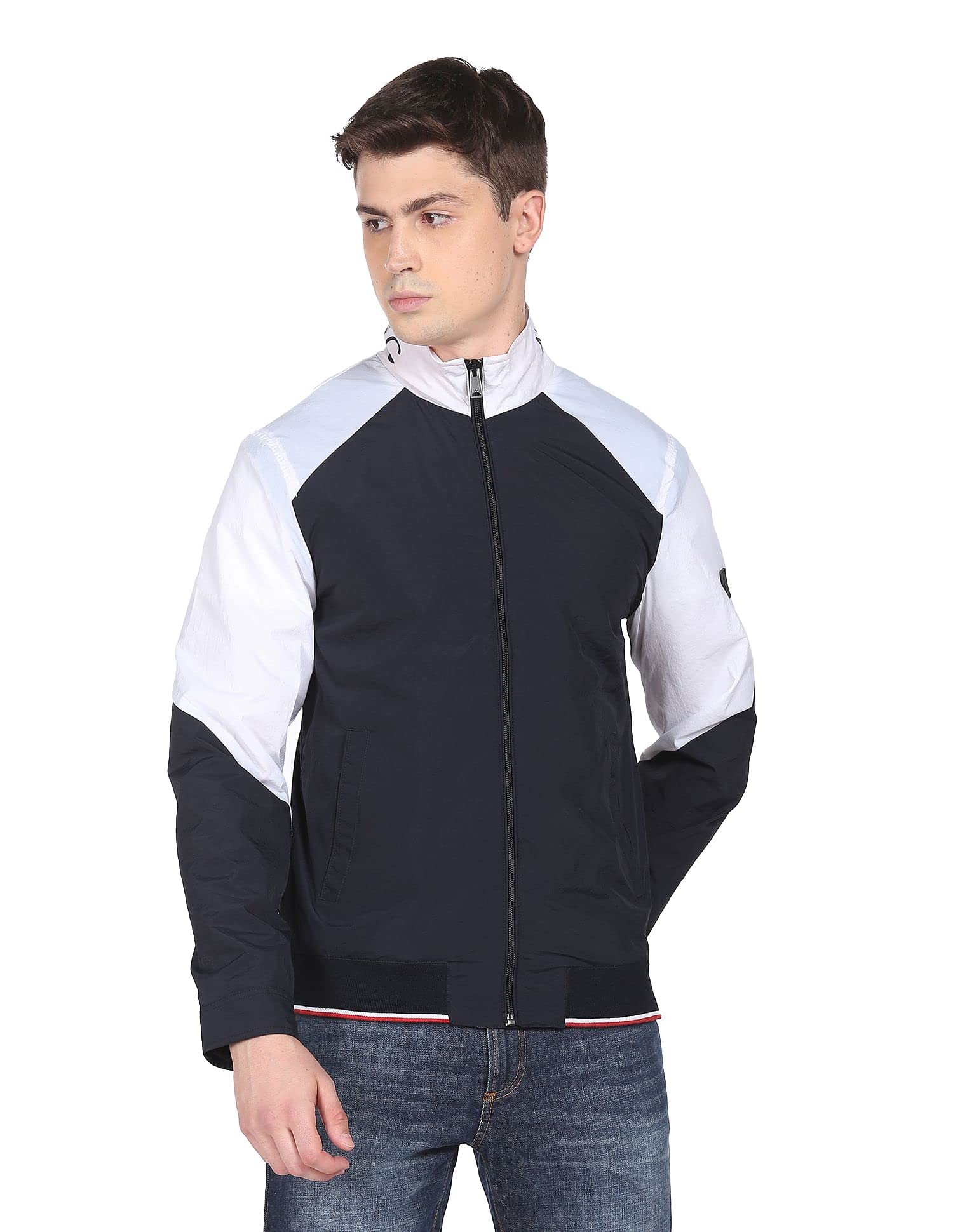 arrow Men's Polyester Regular Jacket (ASAEJK4749_Olive_Medium)-picture-40