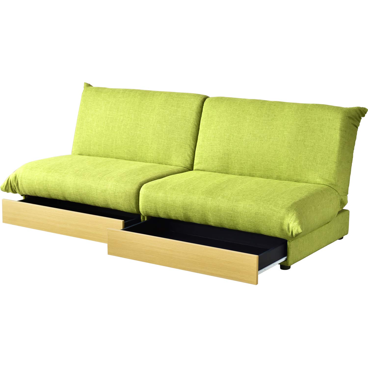 Mayan様専用美品】Doris 2人掛けソファ 緑グリーン リクライニング