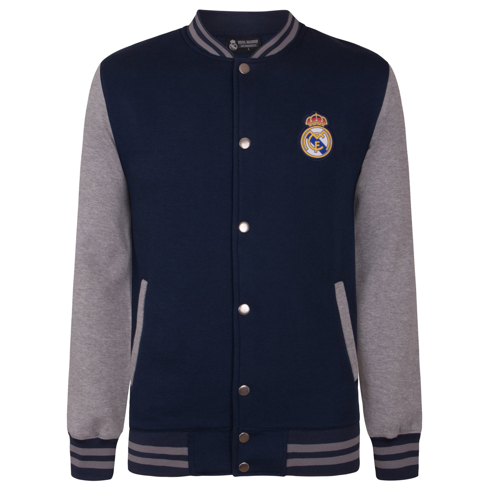 Real Madrid - Chaqueta deportiva oficial para niño - Estilo béisbol americano