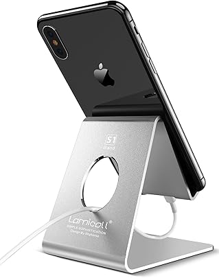 Lamicall Support T l phone Dock T l phone Support Dock pour Phone Max Plus Huawei Samsung S3 Accessoires d autres Smartphones Aluminium argent Lamicall Support T l phone Dock T l phone Support Dock pour Phone Max Plus Huawei Samsung S3 Accessoires d autres Smartphones Aluminium argent