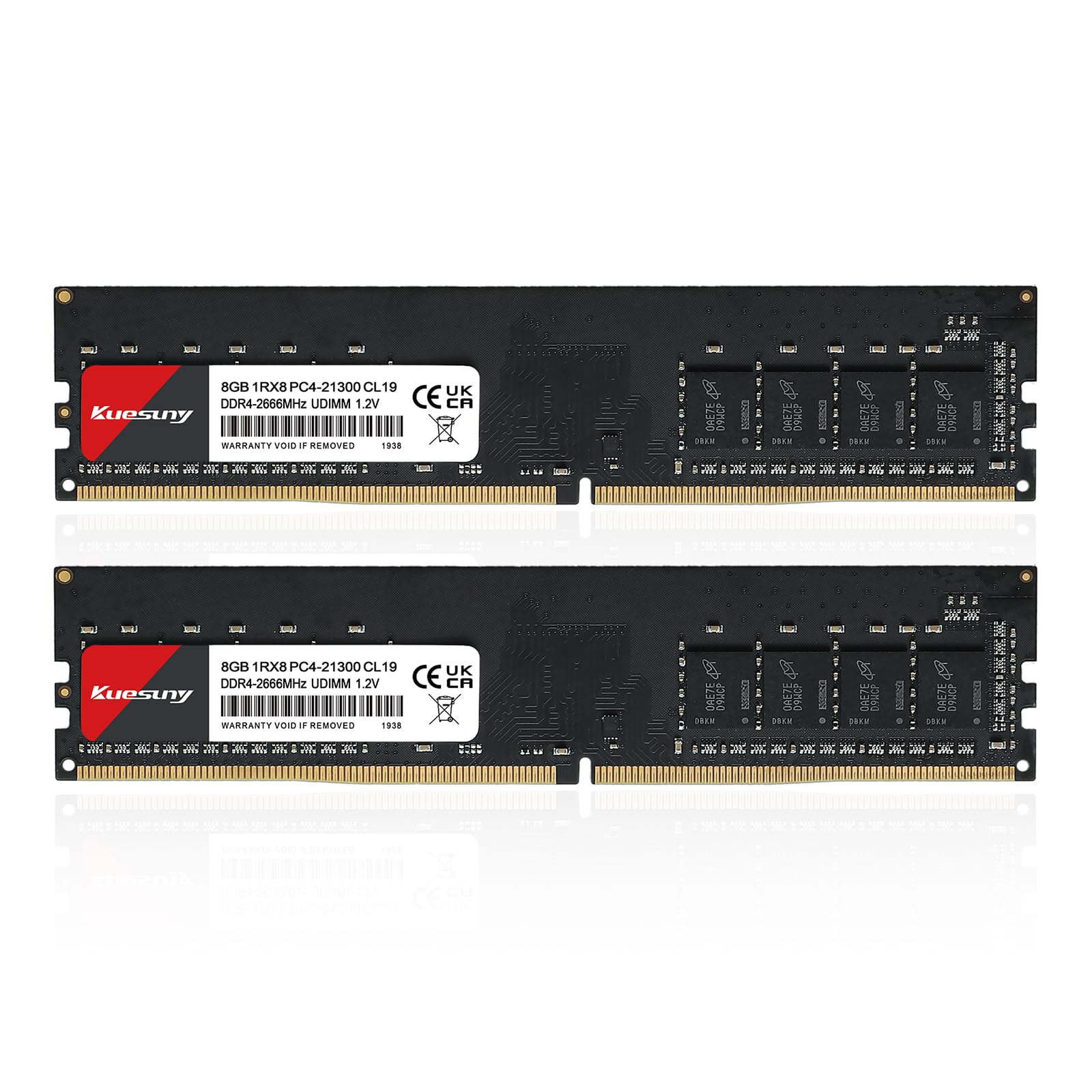 Amazon.co.jp: Kuesuny DDR4 Ram 16GB 2666MHz (2x8GB) キット PC4