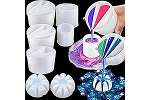 7Pcs Acrylic Pouring Paint Supplies Bundle