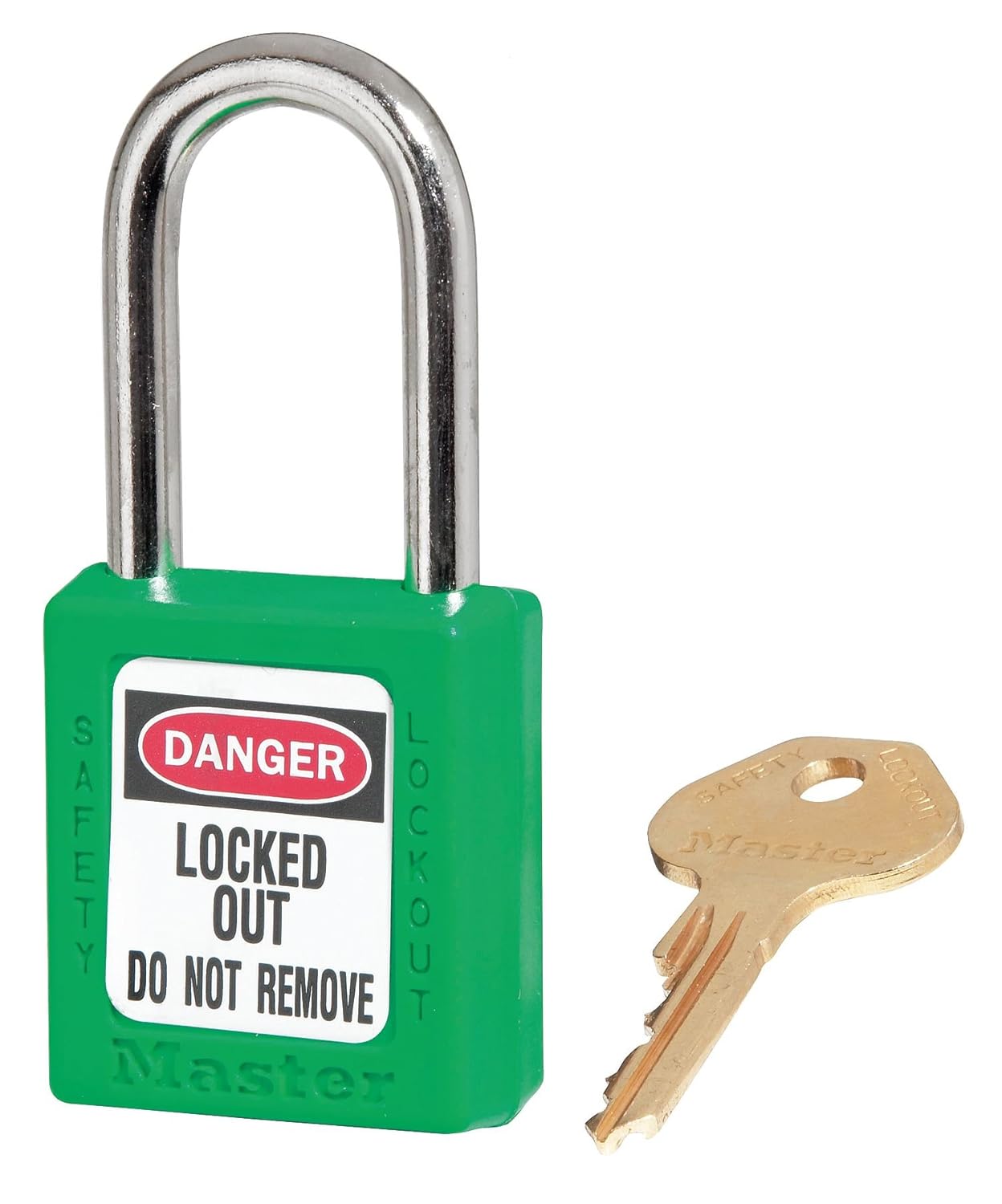 Lockout Padlock, KA, Green, 1/4 in, PK12