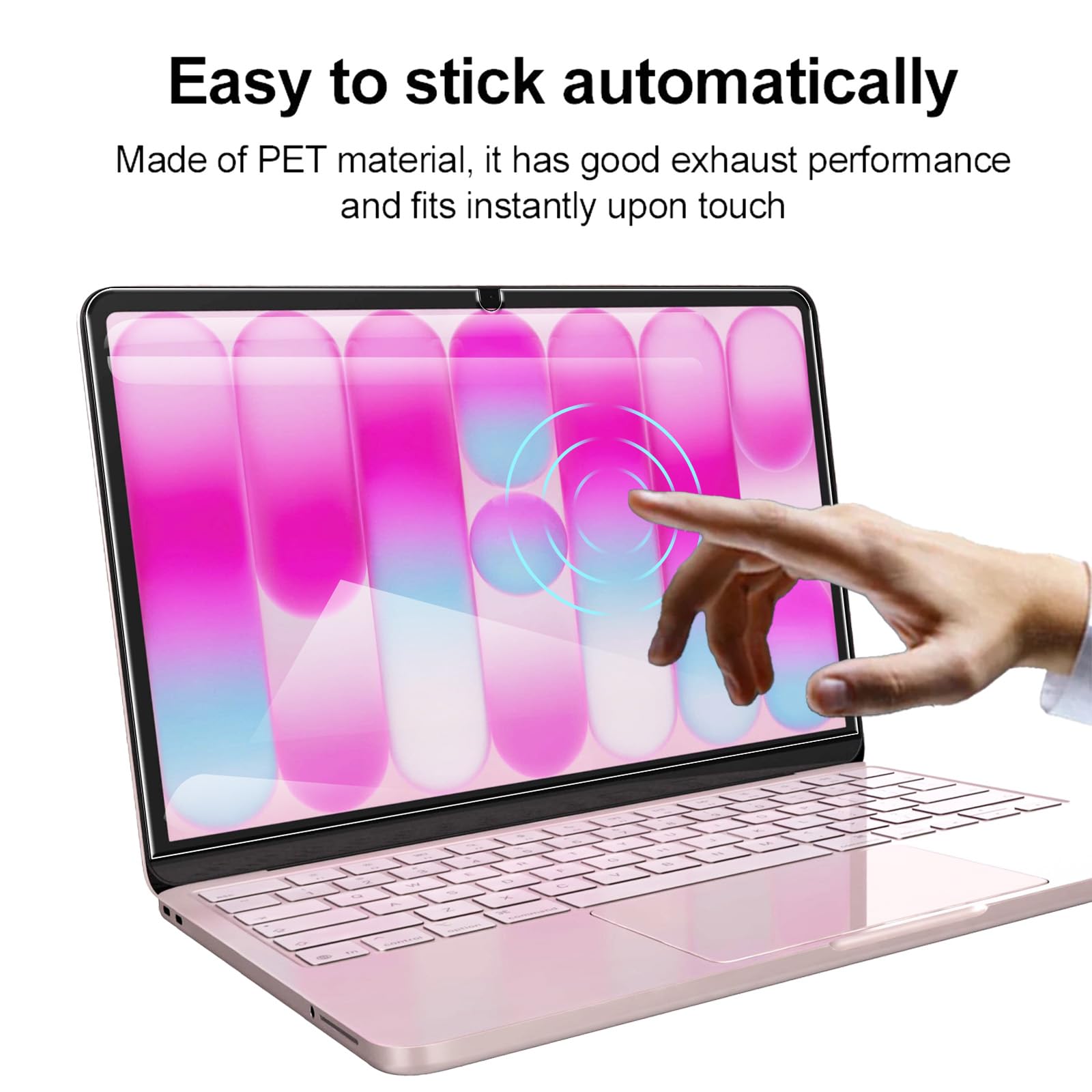 Film Protecteur Écran MacBook Neo 13 Pouces, Haute Définition Anti-Rayures PET Transparent