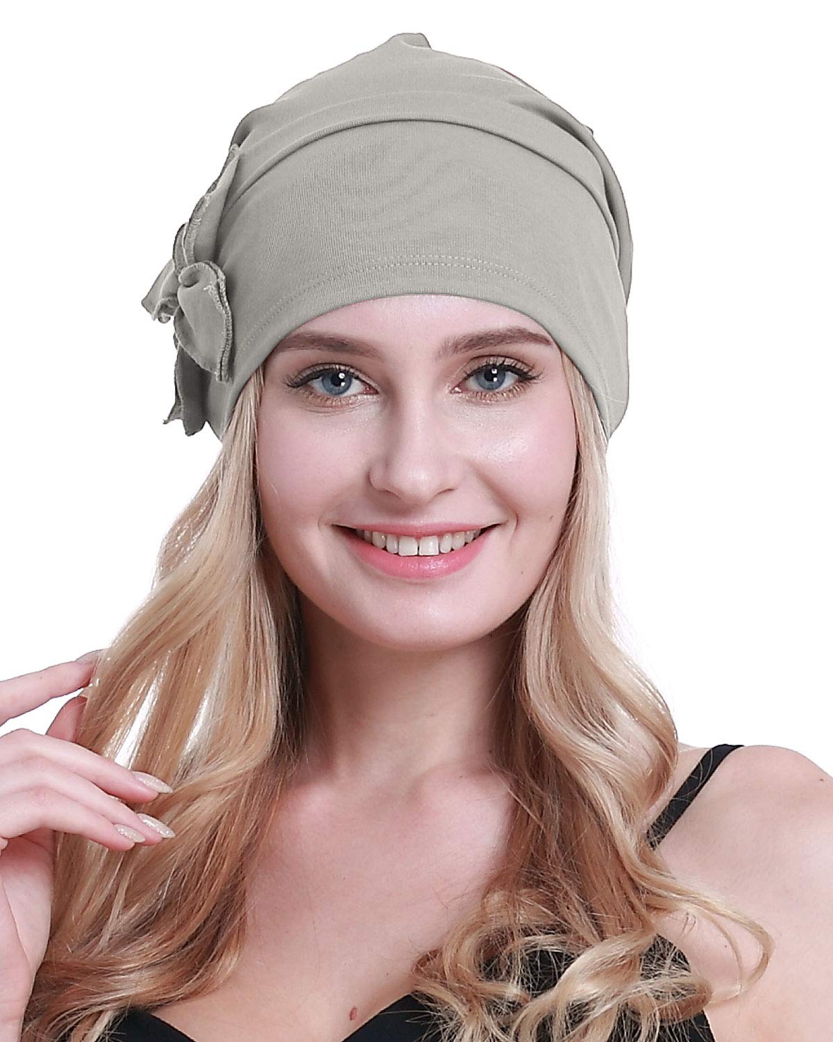 osvyo Bamboo Chemo Headscarf for Women Hair Loss – Cancer Slip On Headwear Turbans Sealed Packaging