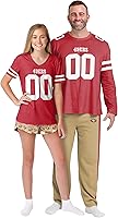 Vista 3 de FOCO Men's NFL Team Logo Gameday Ready Jersey Pajama Set