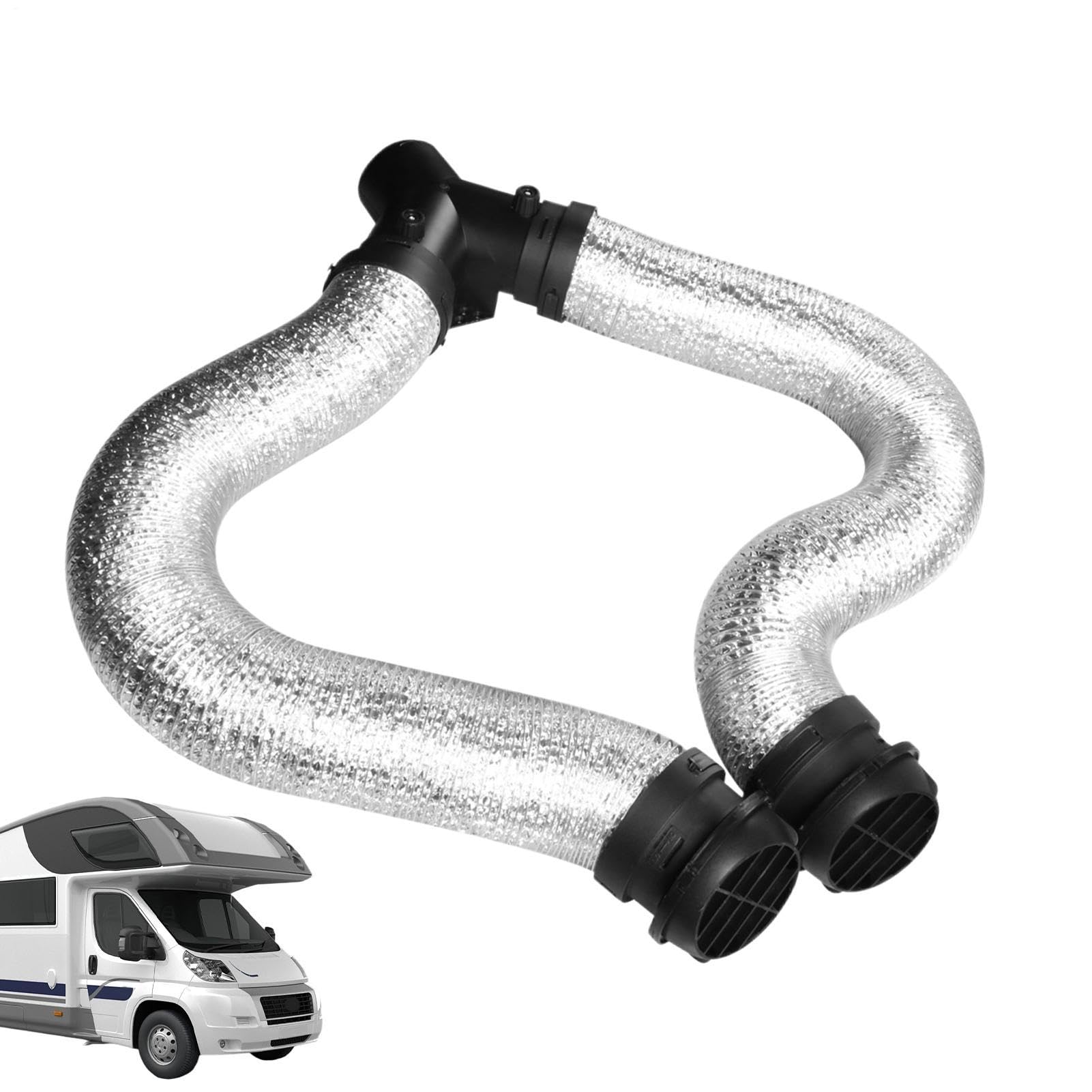 Tubo Flessibile Asciugatrice Condotto Di Scarico A 3 Vie Per Riscaldatore | Condotto Flessibile Di Ventilazione HVAC Per HVAC Veicoli Ricreativi Furgone Rimorchio Camion Camper Garage Officina All