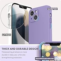 Vista 11 de SURPHY Compatible con iPhone 13 Mini Funda con Protector de Pantalla, (Protección de Cámara y Forro de Microfibra Suave) Funda de Teléfono