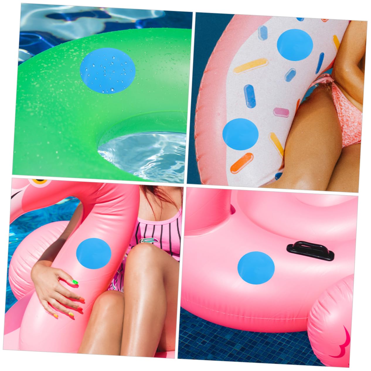 BESPORTBLE Schwimmbad Re Flicken Für Kajak Rundboote Re Patches Für Schlauchboote Aufblasbare Rettungsring Patches Praktische Reing Patches Für Gummiboote PVC