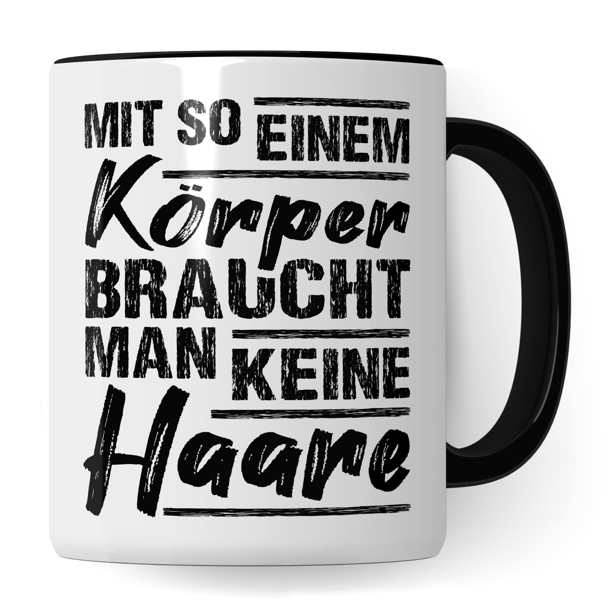 Tasse Glatzen - Motif Tête De Glatzen - Idée Cadeau - Tasse à Café Humoristique - Cadeau Pour Glatze, Bald - Avec Inscription Humoristique - Pour Homme Et Papa