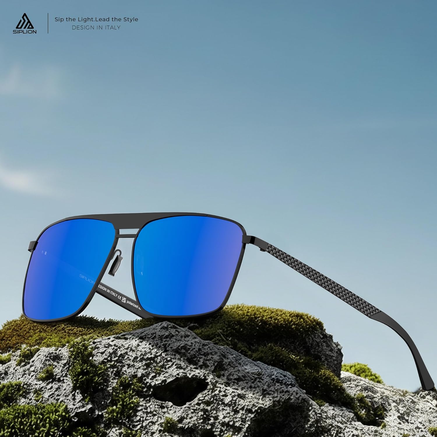 SIPLION Polarized Sunglasses for Men for Driving, UV Protection Carbon Fiber Frame Lightweight 2.0 Lenses for Fishing - Image 7