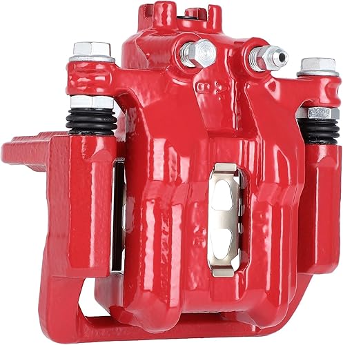 Miniatura 5 de SCITOO Pinza de freno trasera derecha con soporte 19B6887 rojo compatible para Acura RDX 2013-2018 para Honda Crosstour 2012-2015 para Honda CR-V