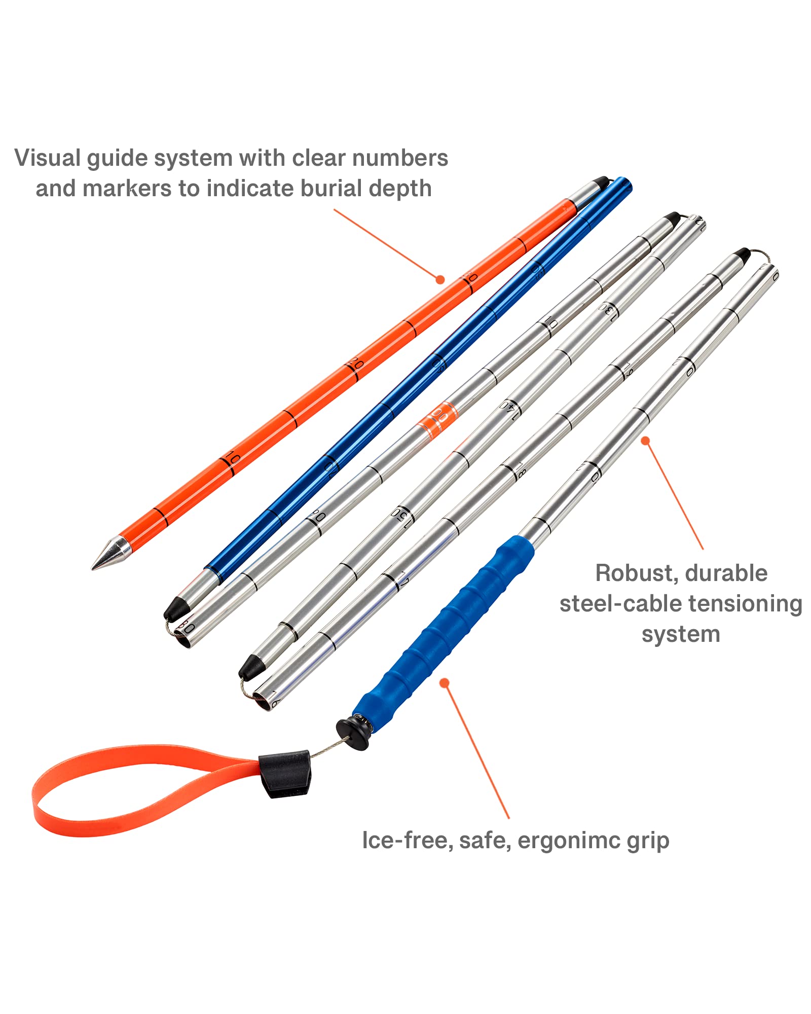Ortovox unisex 240 in alluminio PFA Probe