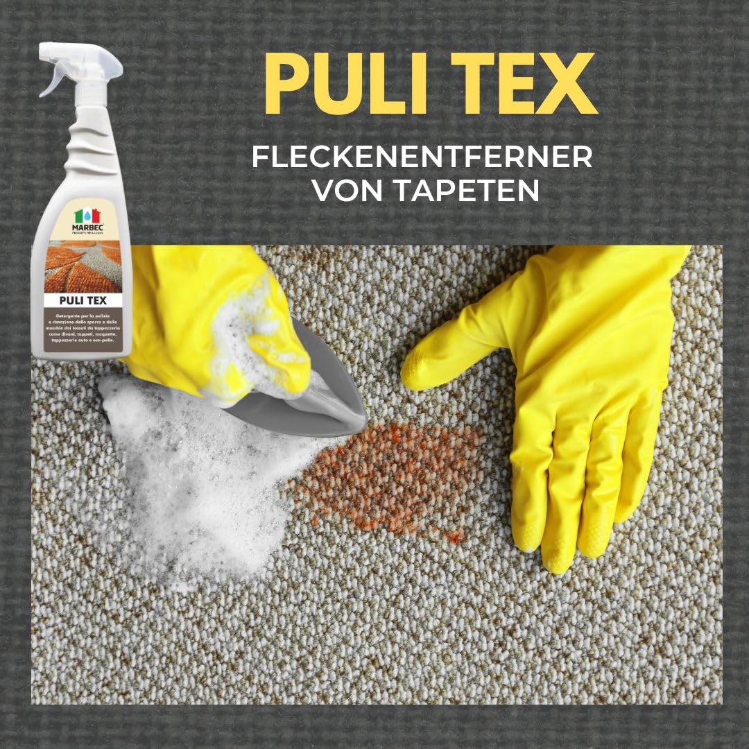 MARBEC PULI TEX 750MLX6STCK Waschender Reiniger für Polster, Sofas und Teppiche