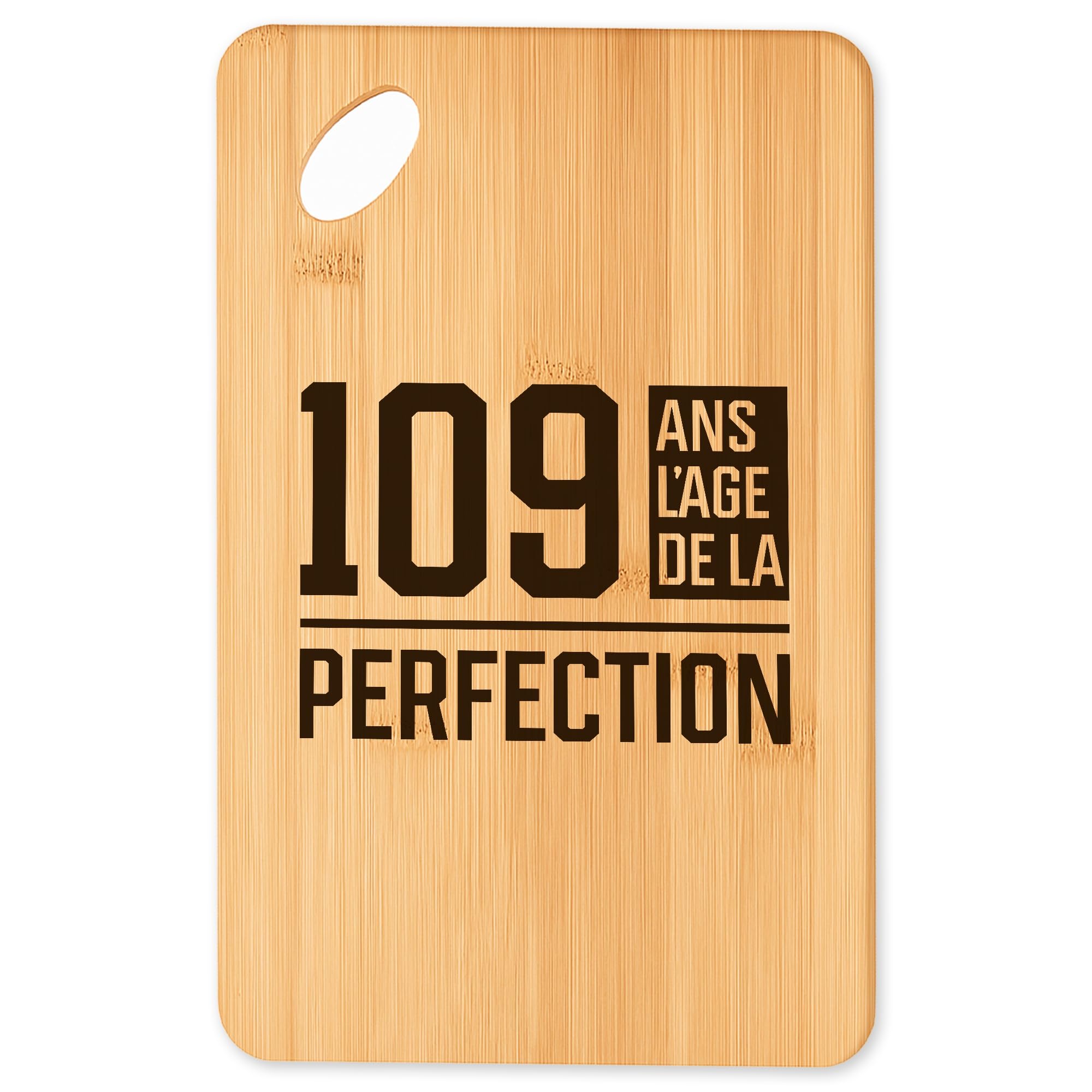 Planche à découper en bambou 109 ans pour cuisine et barbecue