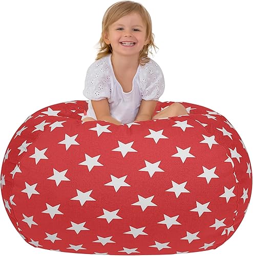 Miniatura 39 de Aubliss Almacenamiento de animales de peluche, funda para puf de terciopelo, grande de 32 pulgadas, ultra suave, organizador de almacenamiento de