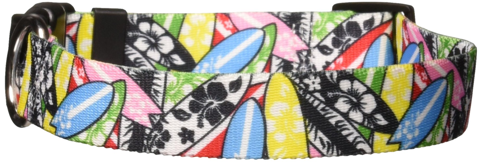 Yellow Dog Design Surfboards Dog Collar - Size Medium 14" - 20" (1" Wide)