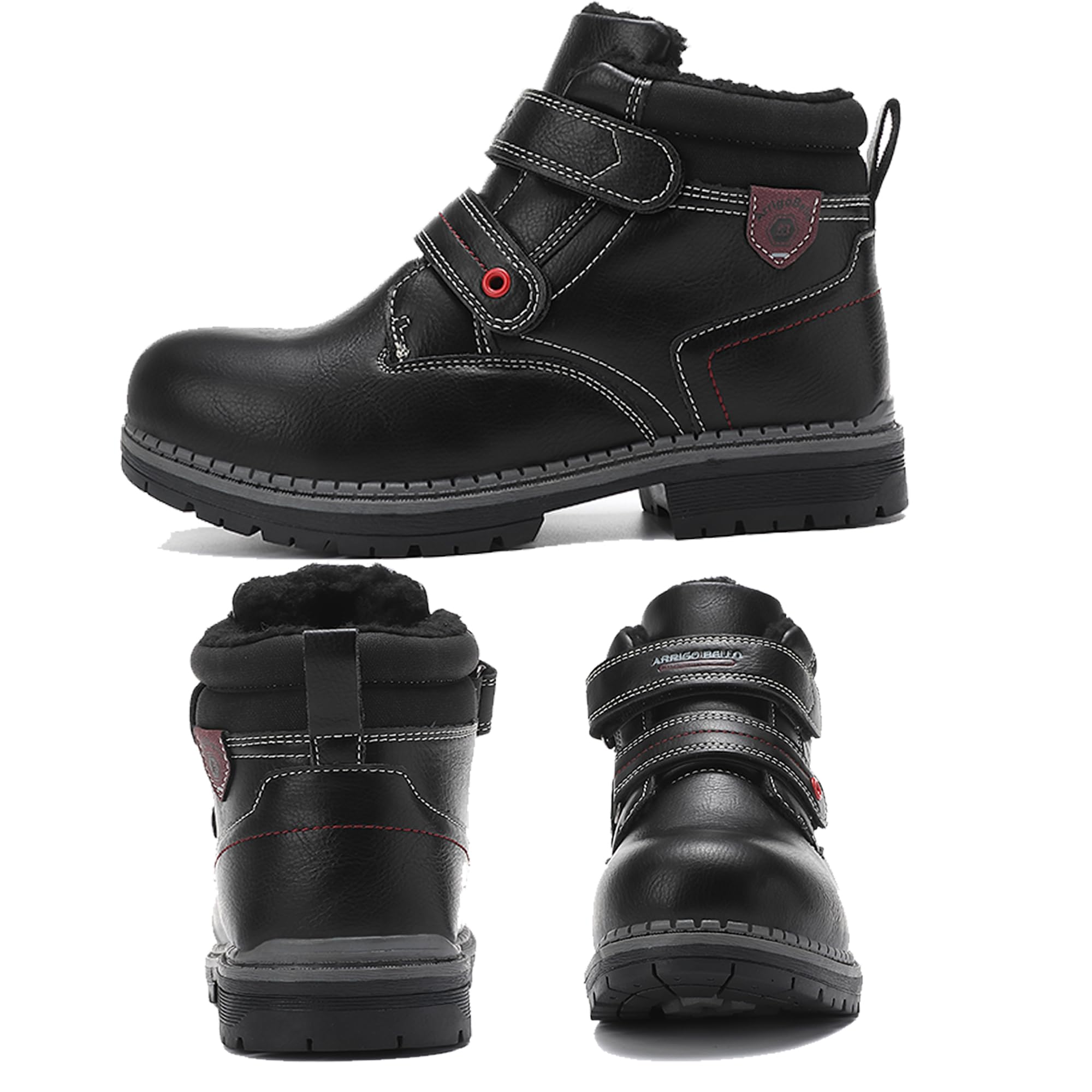 ARRIGO BELLO Stivali Bambina Invernali Scarponcini Bambino Neve Donna Caldo Antiscivolo Scarpe numeric 31-38