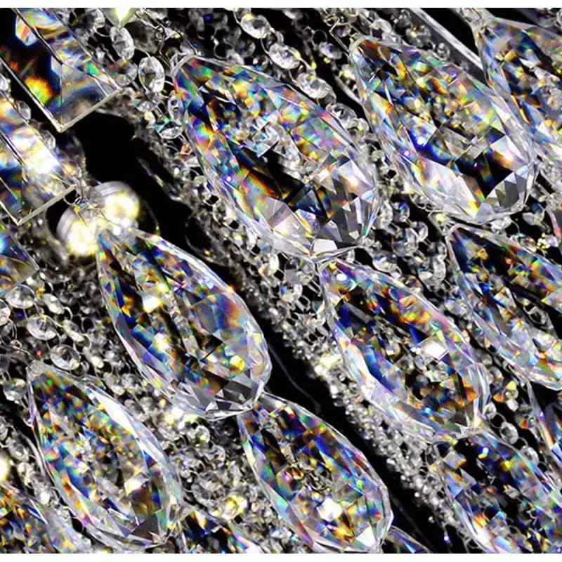 Éclairage proche du plafond LED, lampe de plafond design en cristal - 6