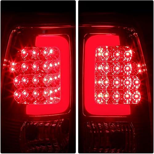 Miniatura 5 de DNA MOTORING TL-CSIL03-LED-3D-CH-CL Conjunto de luz trasera LED 3D para lado del conductor y del pasajero compatible con Silverado 03-06  07 Sierra