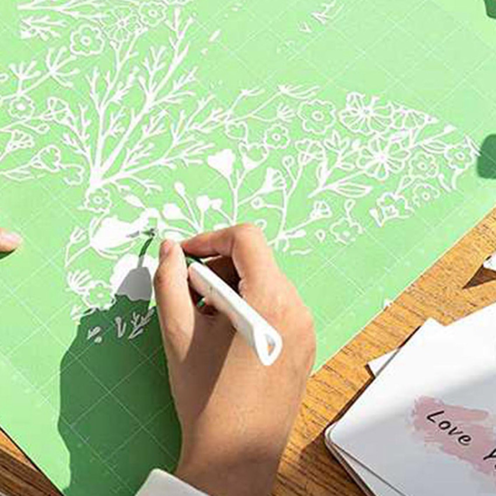 6PZ PVC Tappetino da Taglio Griglia Tappetino da Taglio Plotter da Taglio Pad Speciale per 3/Explore 3/Air 2 Verde