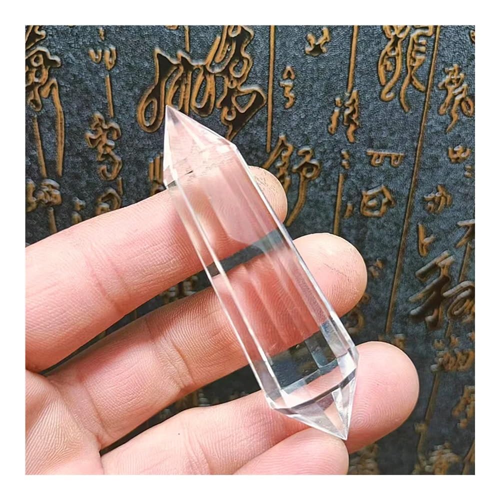 1pcs 70-75mm Clear Quartz Crystal 12 face stick Point decoration Fashion gift 70mm