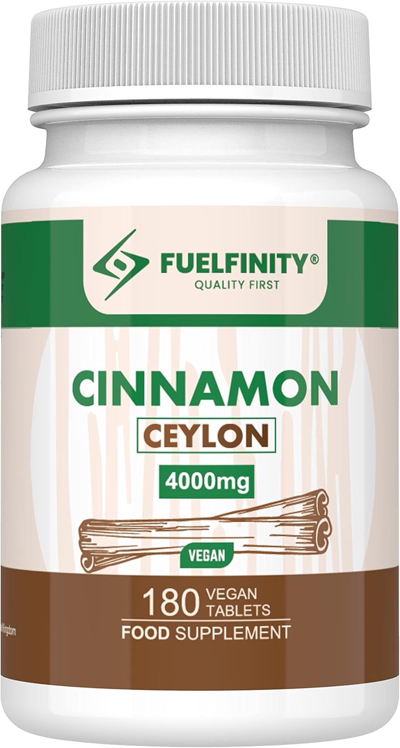 Ceylon Cinnamon Tablets 4000mg 180 Tablets Blood Sugar Control