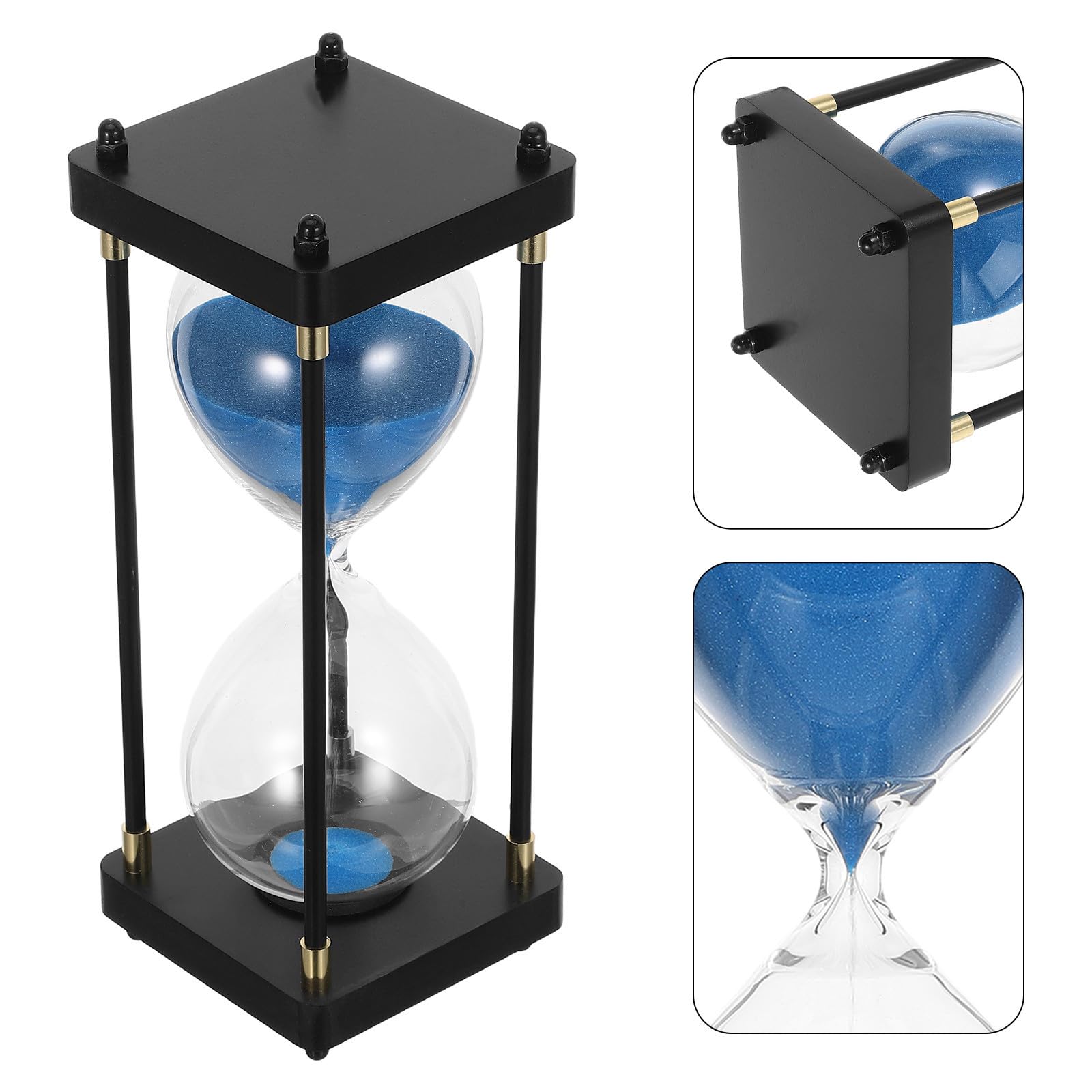 Temporizador de Arena de 5 Minutos para Cocina y Escuela Diseño Vintage y Material de Vidrio Resistente para Alivio del Estrés y Uso Multifuncional