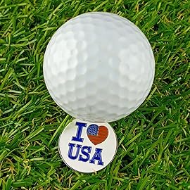 GOLTERS Golf Ball Markers with Hat Clips Value Sets for Men Women Golfer, Removable Attaches Easily to Golf Cap Premium Gifts (Birdie Clover)