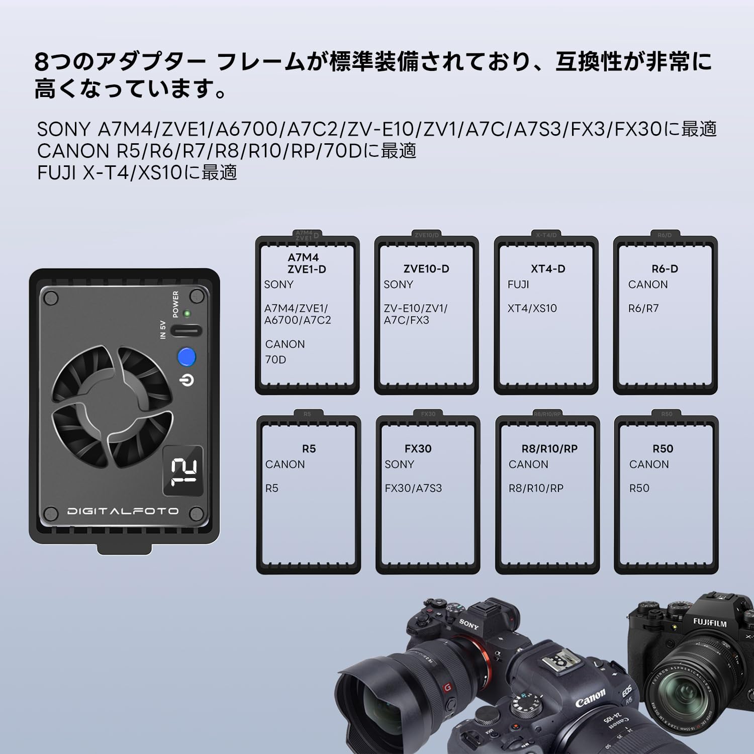 Amazon.co.jp: DF DIGITALFOTO カメラ 冷却 半導体 カメラ冷却システム