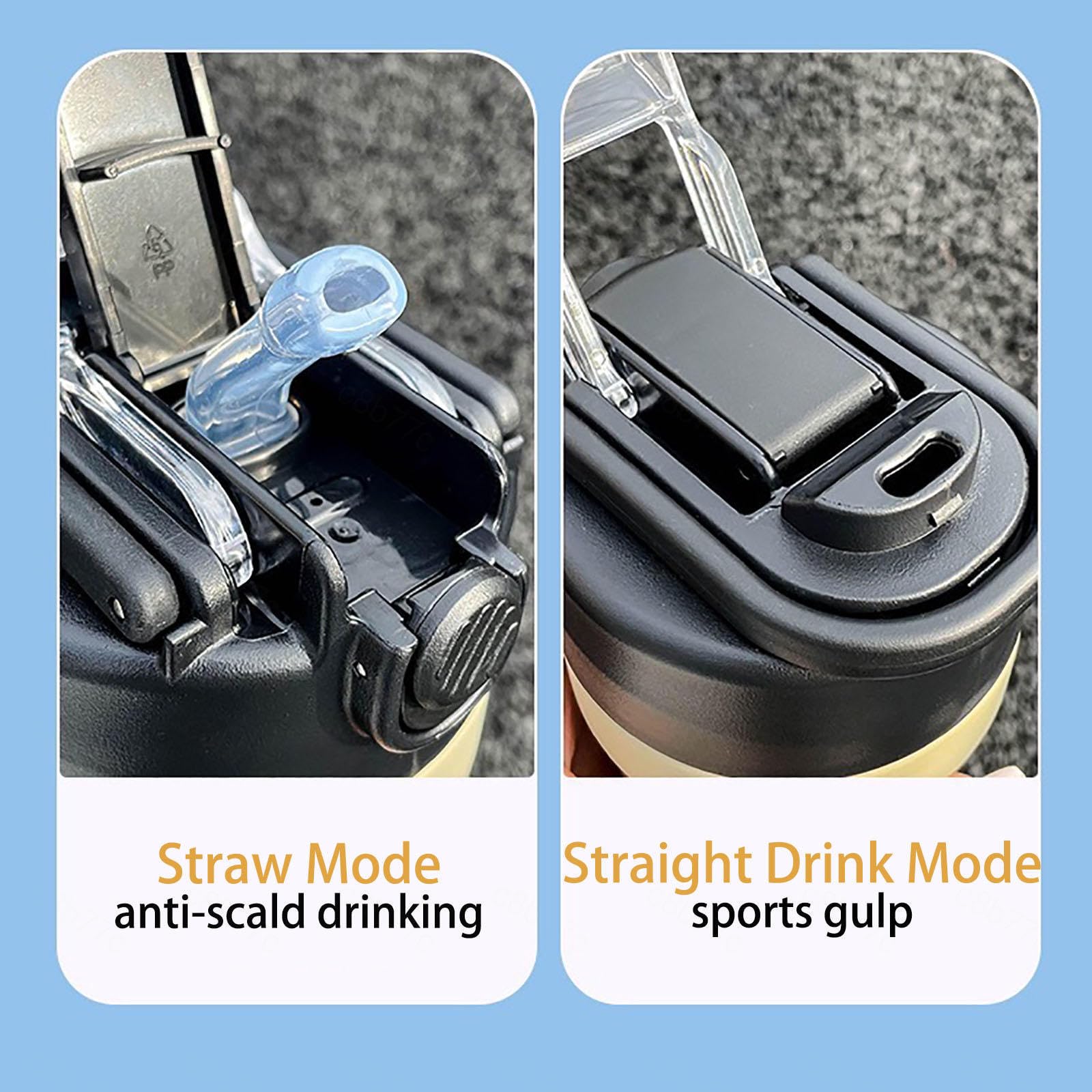 Doppelwandiger Thermobecher Aus Edelstahl, 680 Ml, Bpa-frei Isolierter Kaffeebecher, Pulverbeschichteter Campingbecher, Büro Im Freien,C-500ml
