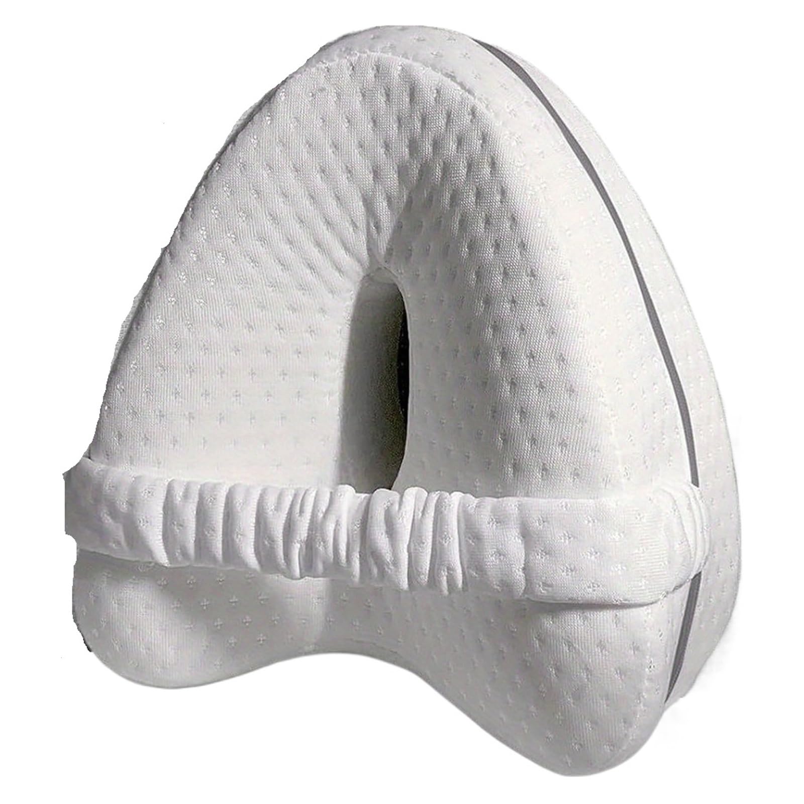 IKLAAQETBXPS Memory Foam Leg Knee Support Pillow For Bed Sofa(WHITE)