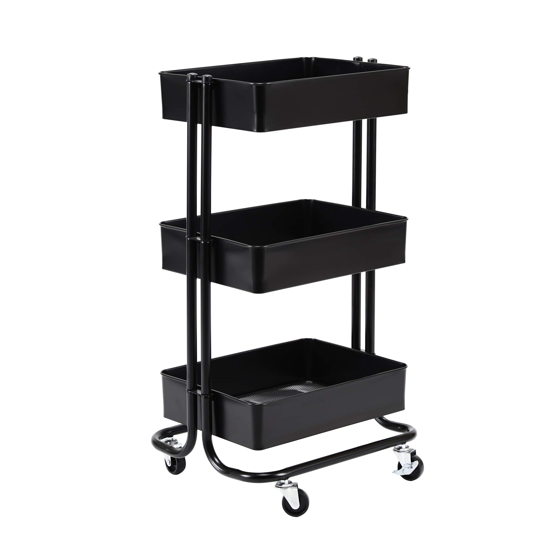 Buy Seville Classics 3Tier Rolling Steel Bin Kitchen Trolley with