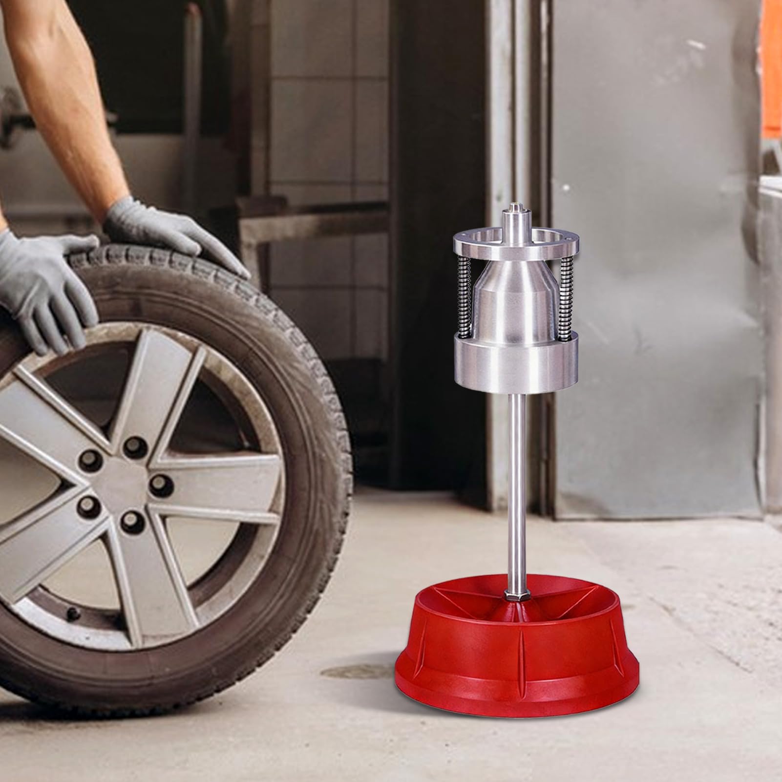 Equilibrador De Ruedas Manual Asistente Para El Mantenimiento De Neumáticos | Máquina De Equilibrado Con Nivel De Para Coches, Sedanes, Camiones, SUV, Monovolúmenes Y Pickups