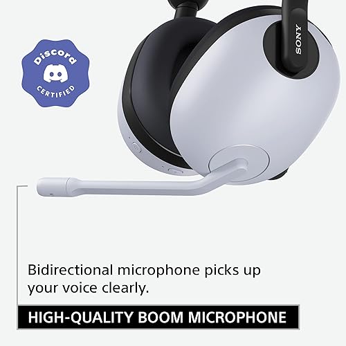 Miniatura 5 de Sony -INZONE H7 Auriculares inalámbricos para juegos, auriculares sobre la oreja con sonido espacial 360, WH-G700