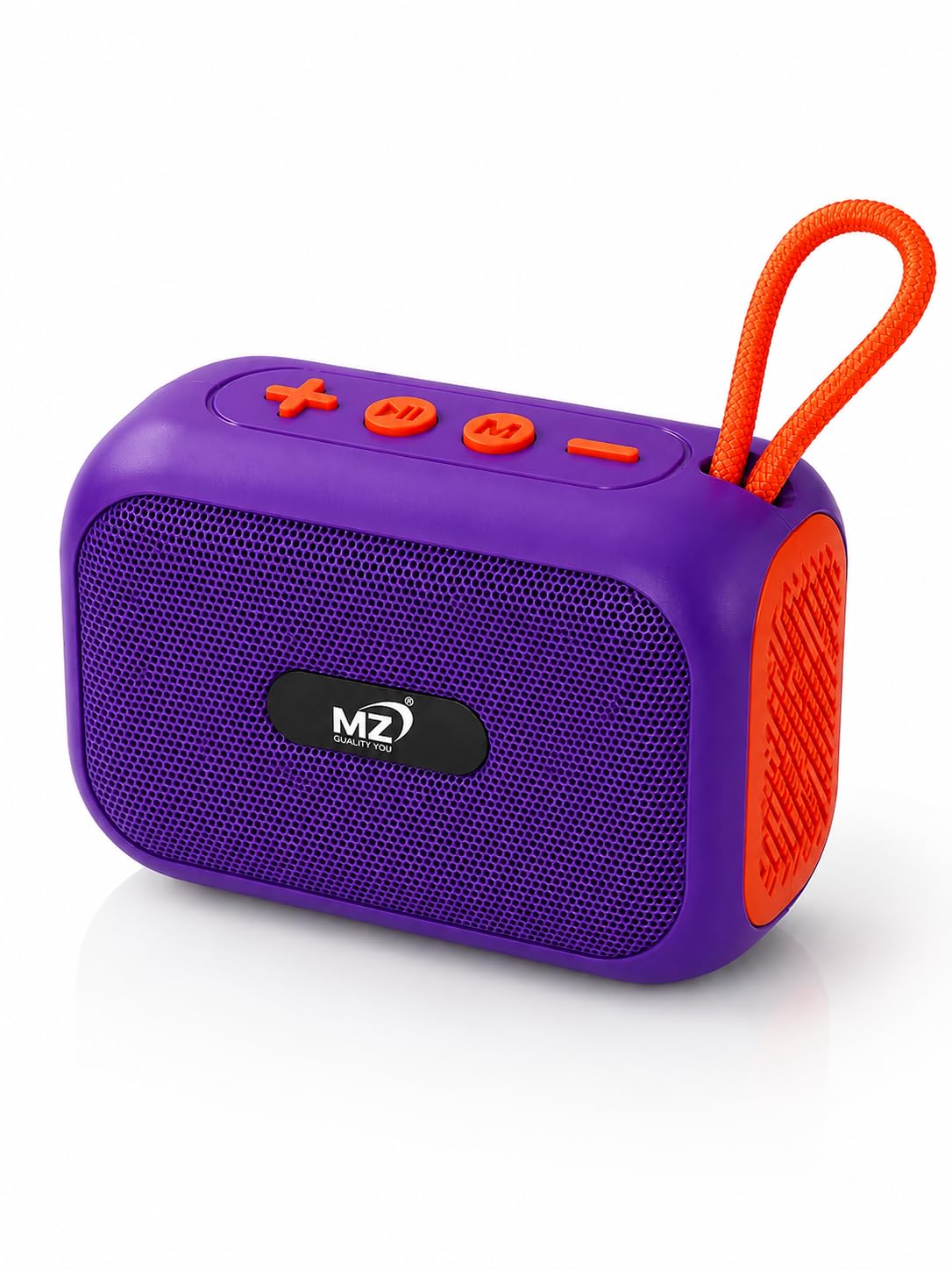 Mz Quality Talk Portable Wireless Bluetooth Speaker | 5W Output | TWS Support | FM Radio | USB/TF Card | Type-C Charging | Compact & Travel Friendly (Purple)-picture-19