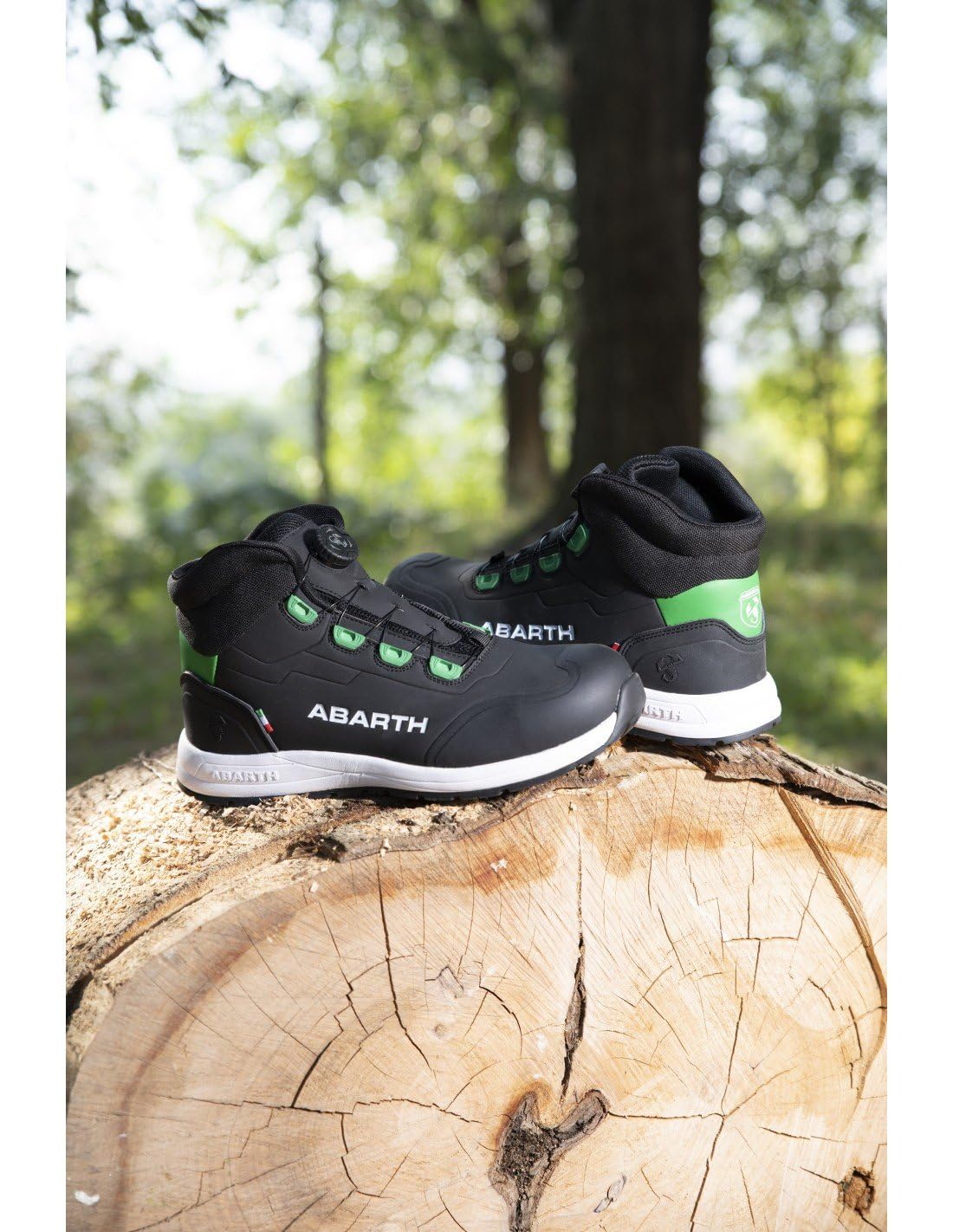 Abarth Scorpion Bota de Seguridad S3 Alta Negro Unisex 43-EU