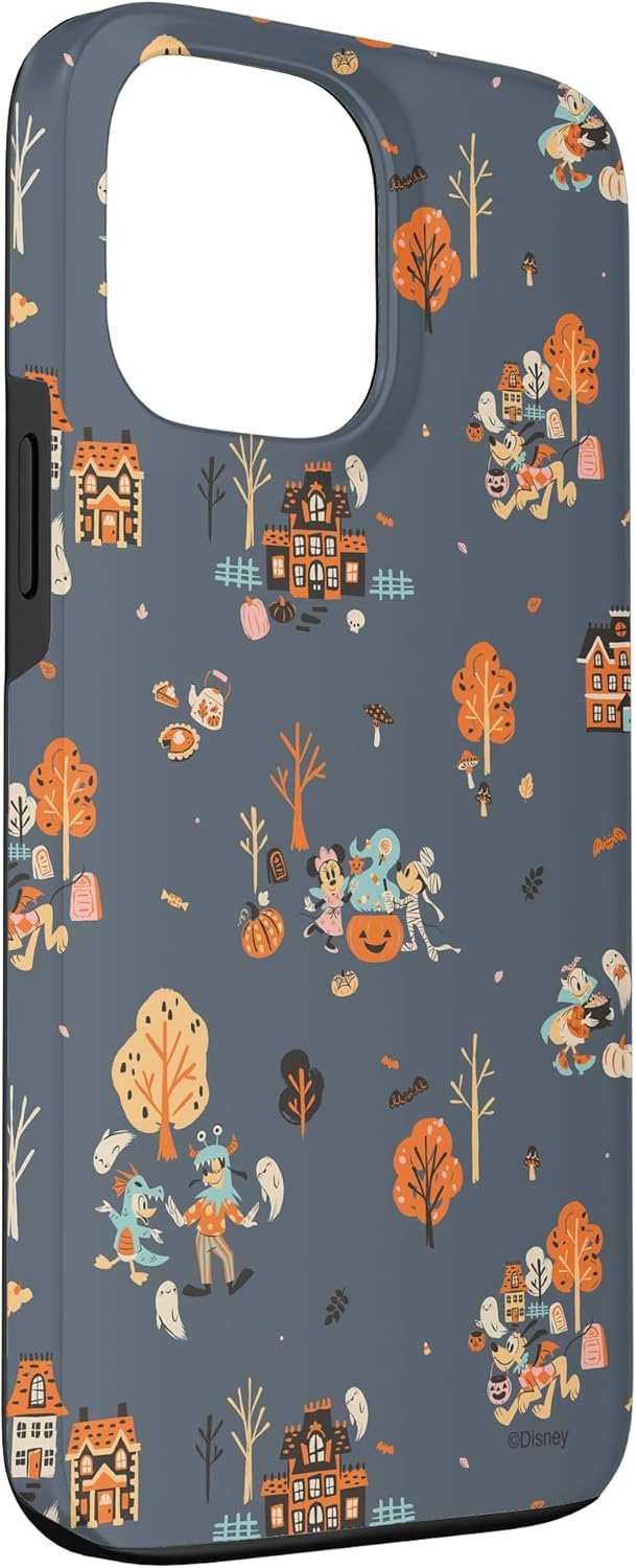 iPhone 13 Pro Max Disney Mickey Mouse & Pals Spooky Cute Halloween Scenes Case