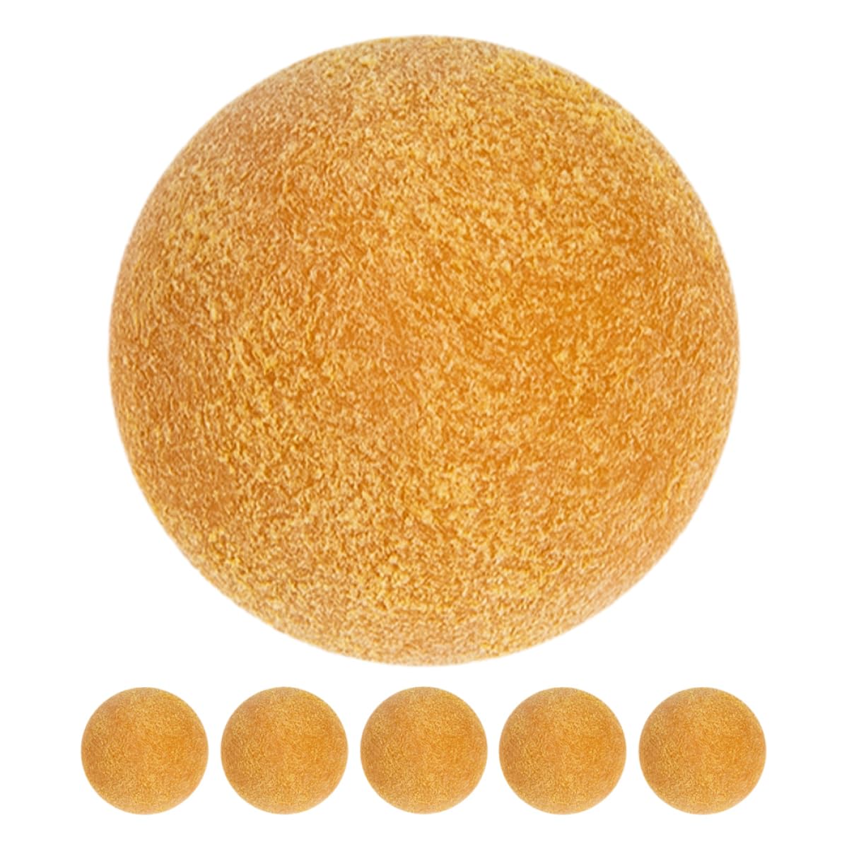 KICHOUSE 6pcs Table Football Replacement Balls Foosball Balls for Indoor Table Soccer Game Accessory Fun for Recreation