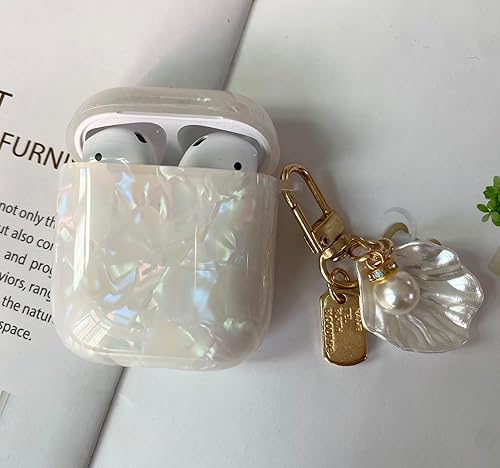 Miniatura 4 de OTOPO Funda para Airpods de 21 generación para mujeres con kit de limpieza, diseño de carcasa con purpurina para Apple iPods 21 Gen Funda protectora