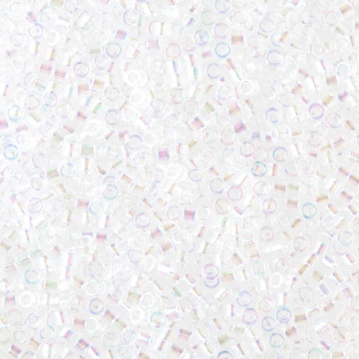 Miyuki Delica Seed Beads Bundle: Size 11/0, Morning Frost Collection DB41, DB51, DB200