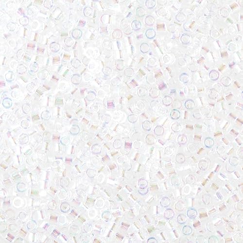 Miniatura 4 de Miyuki Paquete de cuentas de semillas Delica: tamaño 11/0, colección Morning Frost DB41, DB51, DB200