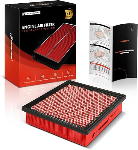 A-Premium Filtro de aire de motor de alto rendimiento, pre-engrasado, compatible con Jeep, Toyota, Lexus y Dodge - Grand Cherokee 2011-2021, Camry