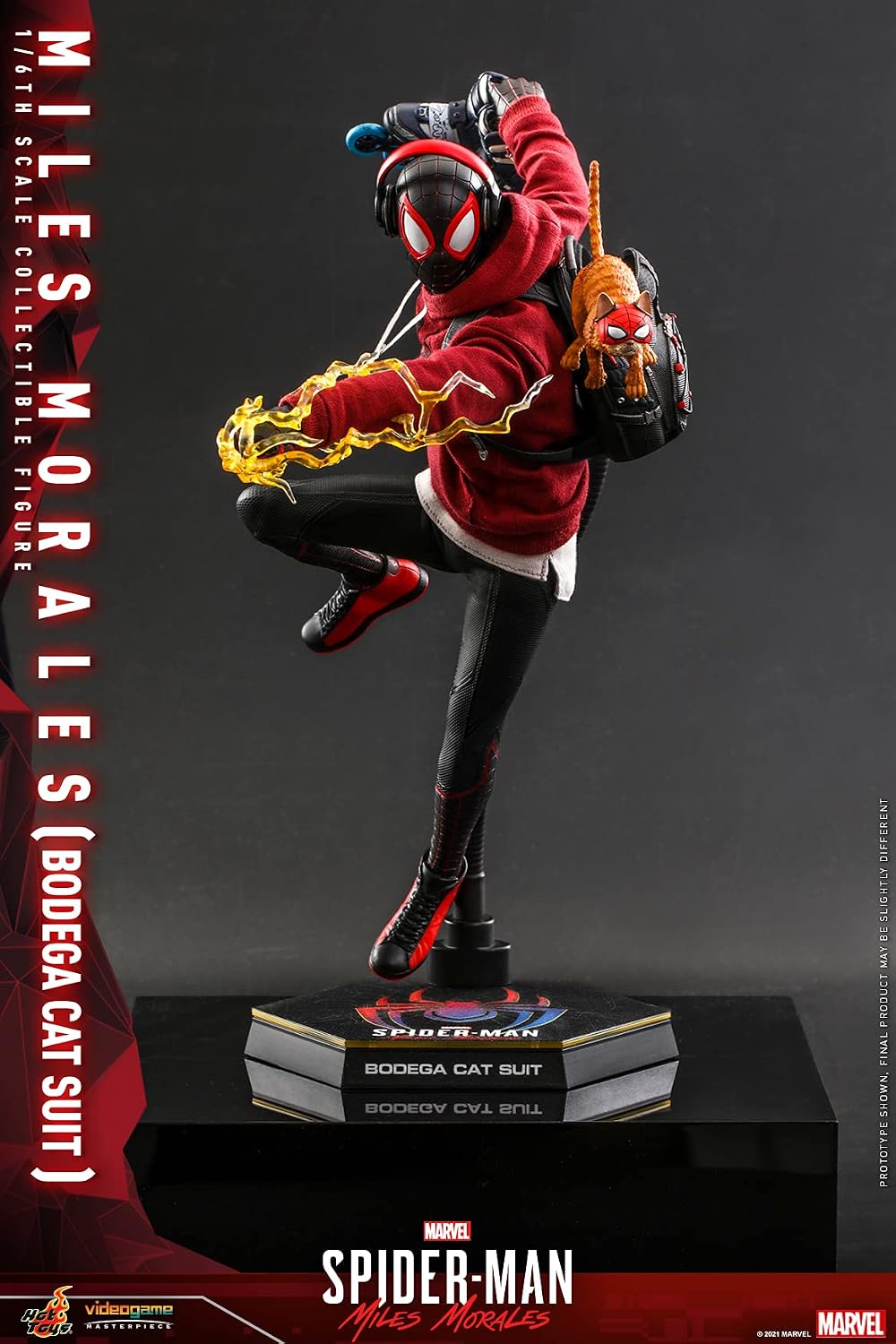 Hot Toys 1:6 Miles Morales - Bodega Cat Suit, Black