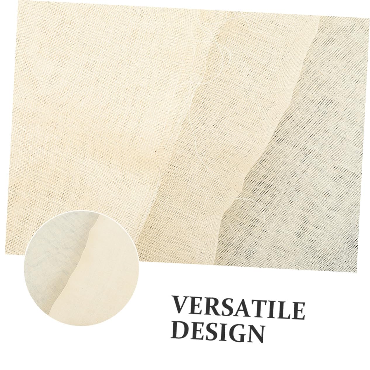 Chiffon Fromage Tofu Lot De 6 Toiles De Gaze Alimentaire 50x50 Cm - Coton Non Blanchi - Pour Fromage, Tofu, Filtration Gaze Cuisine Coton