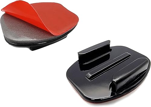 Miniatura 3 de Soportes de casco para GoPro, casco plano curvado adhesivo de montaje adhesivo con accesorios de fijación de hebilla, compatible con GoPro Hero 11,