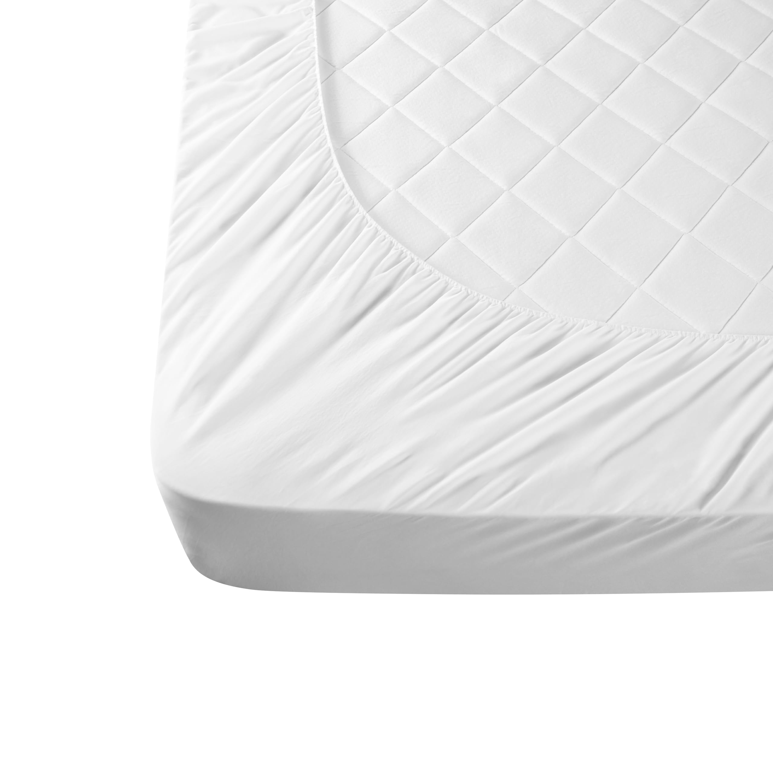 Colchón Topper Blanco algodón japara Doble 180 x 200 cm Mulhacen